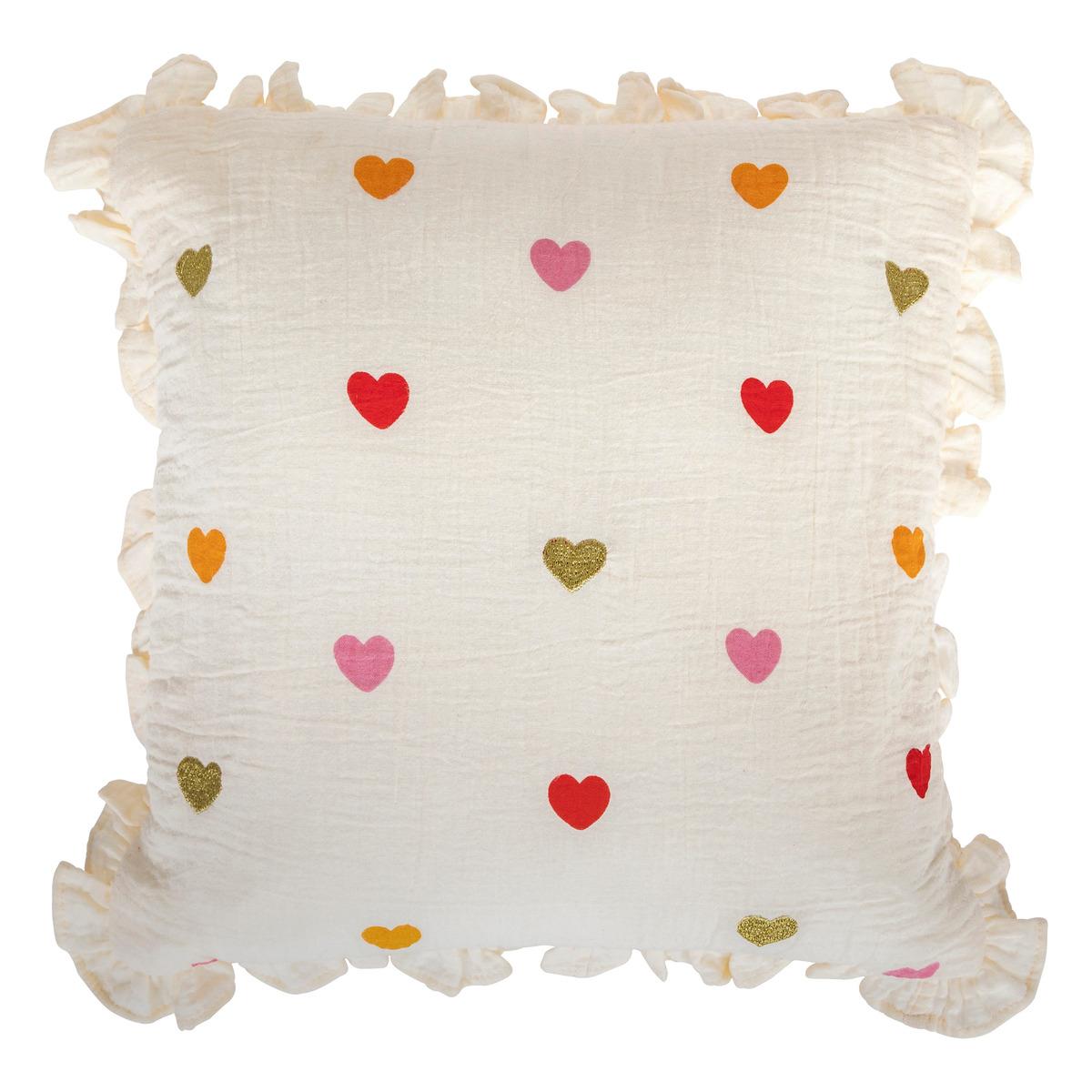 COUSSIN CARRE FLAP COTON AMOUR 40X40CM