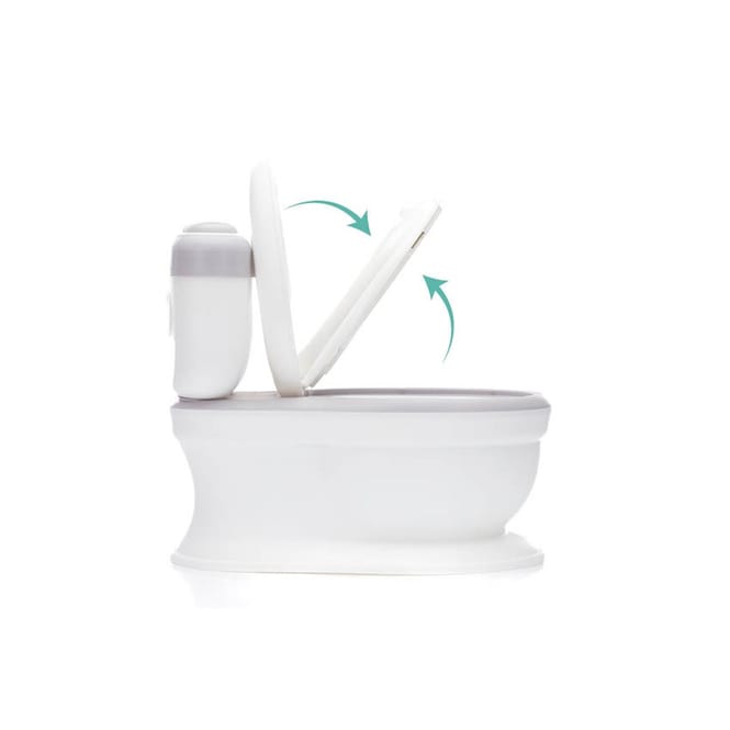 MICA - Kindertoilette Marlin - grau/weiß