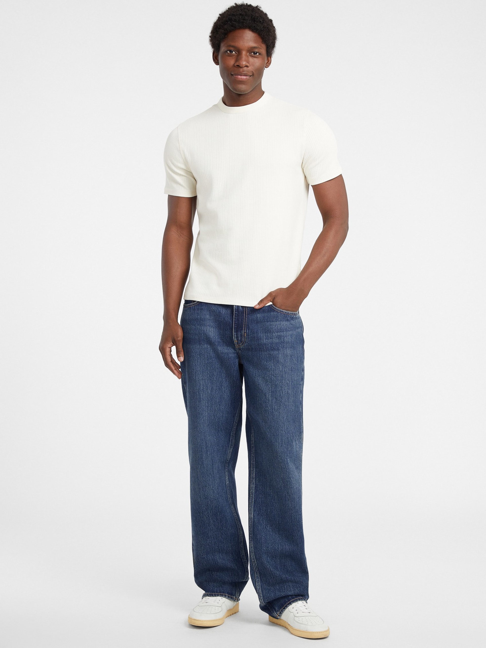 Camiseta Slim Variegated Rib