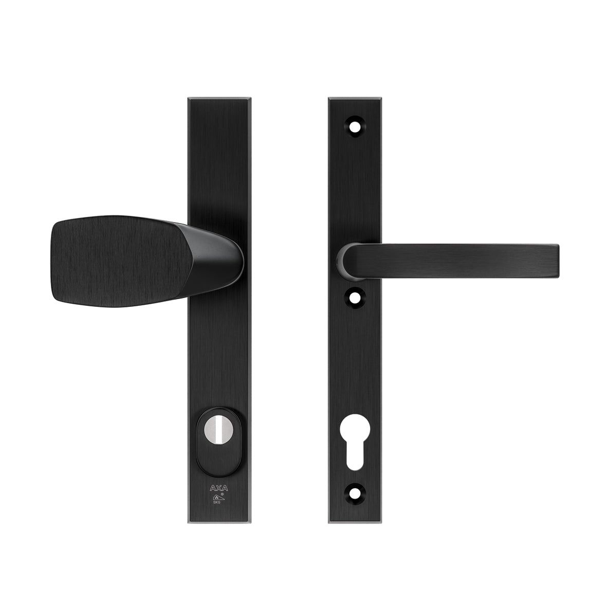 AXA 6767 Veiligheidsbeslag Edge Plus smal Wing-knop kruk Blok PC92 anti-kerntrek F8 - 6767-49-18/92K