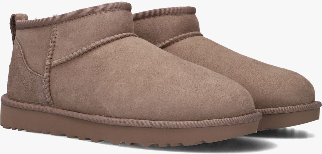 taupe ugg vachtlaarzen w classic ultra mini