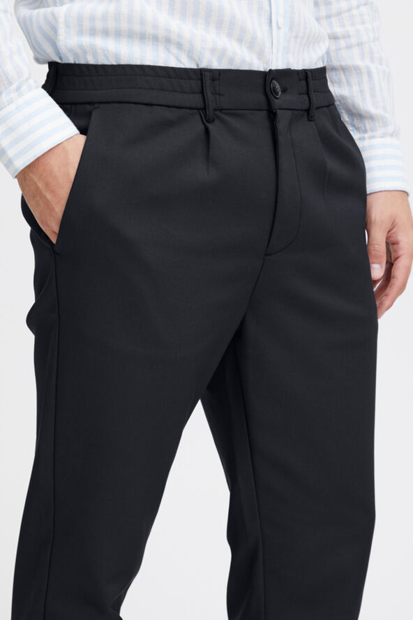 Casual Friday CFMARC performance pants with pleat Dark navy