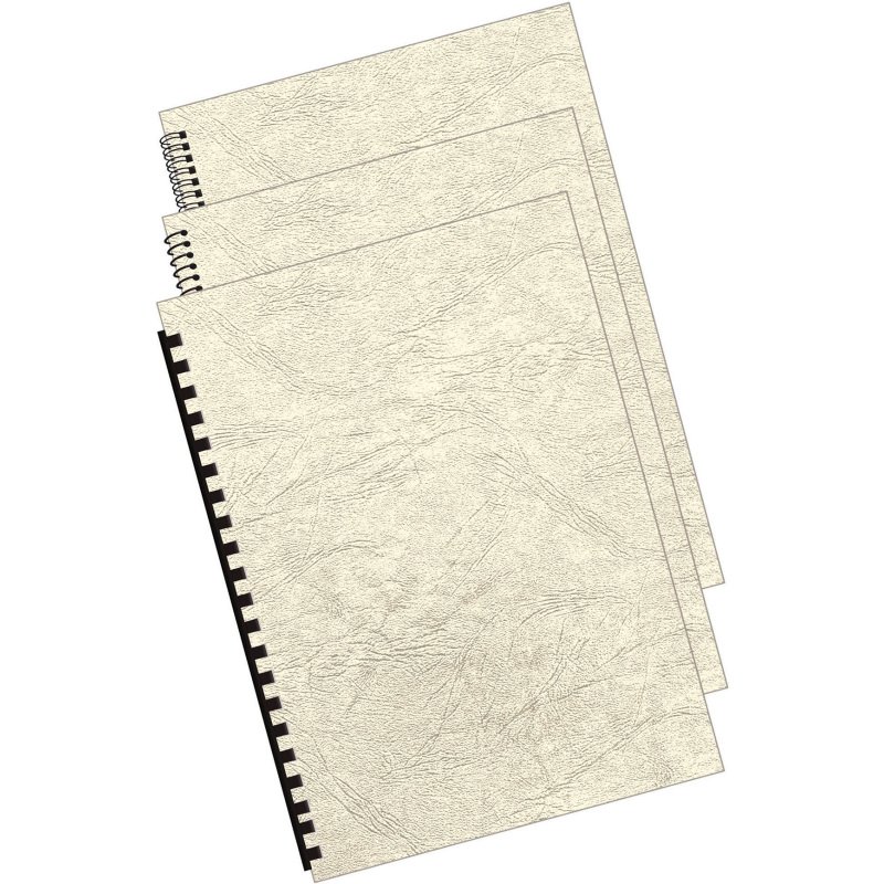 Couverture de reliure Fellowes Delta grain cuir 250 g A4 - Boîte de 100