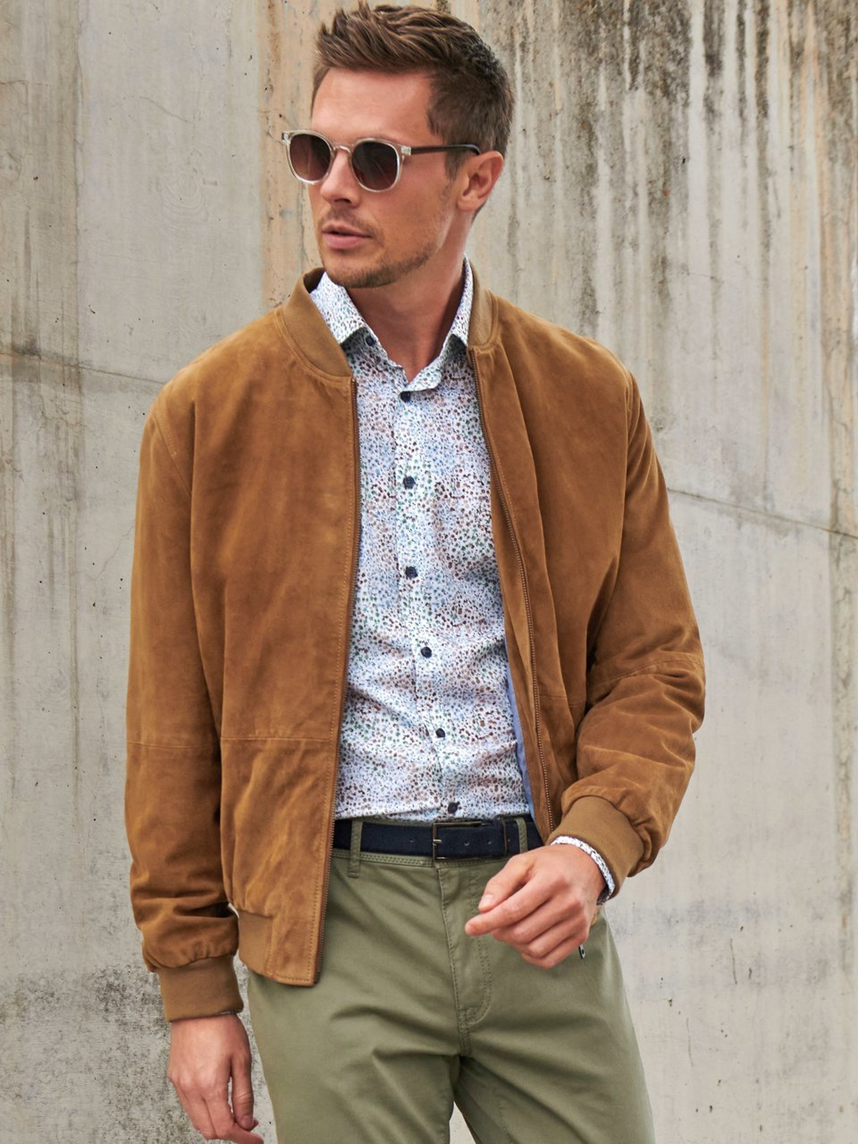 Lederblouson