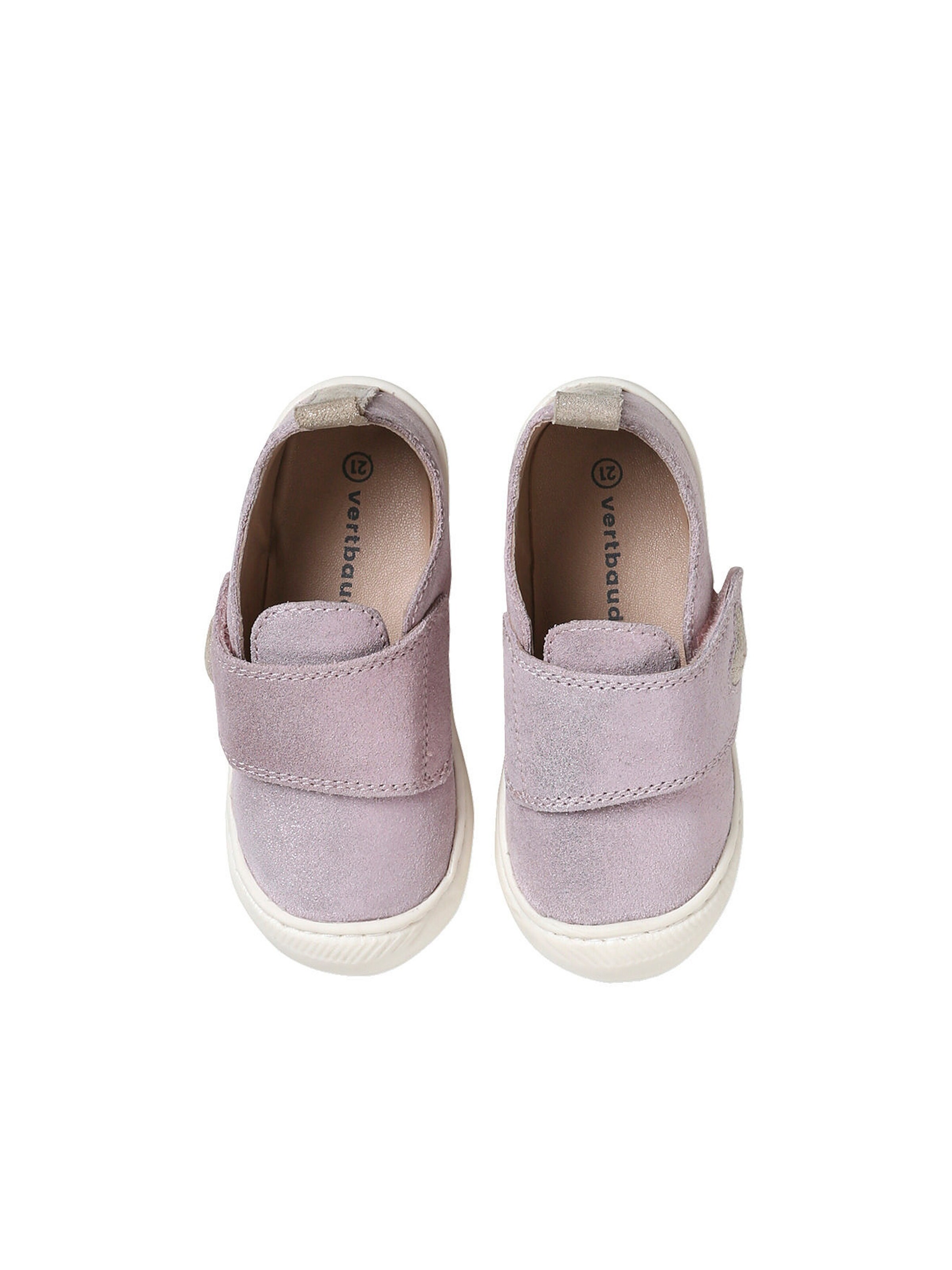Vertbaudet Baby Hausschuhe mit Klettverschluss rosa