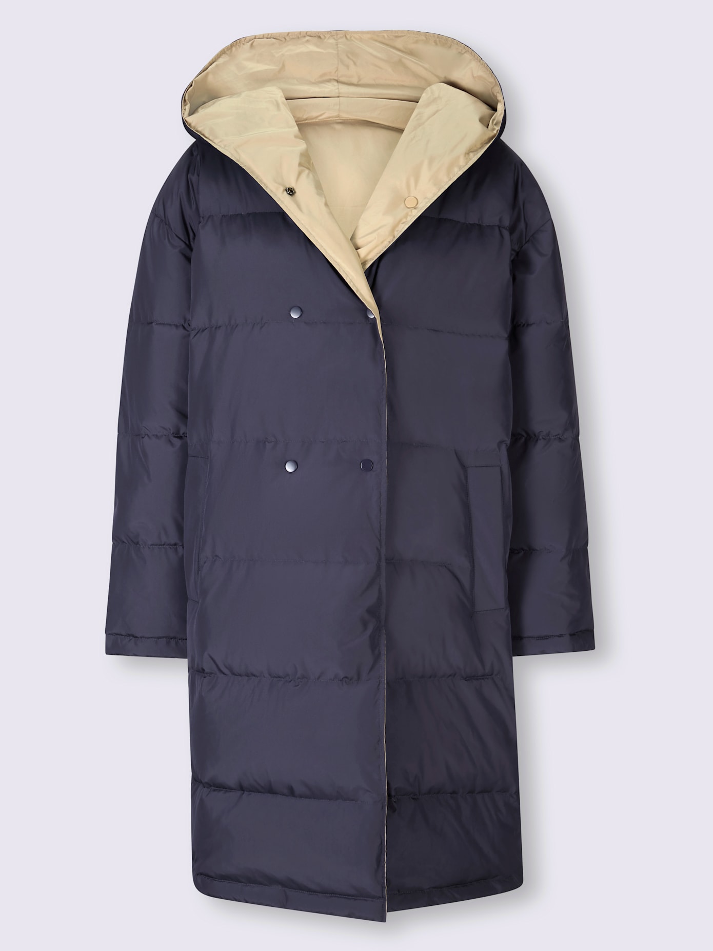Manteau réversible modèle réversible