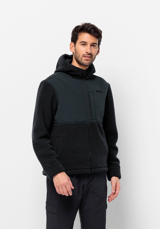 Jack Wolfskin Fleecejacke »FELSLICHT HOODED JKT M« mit Kapuze