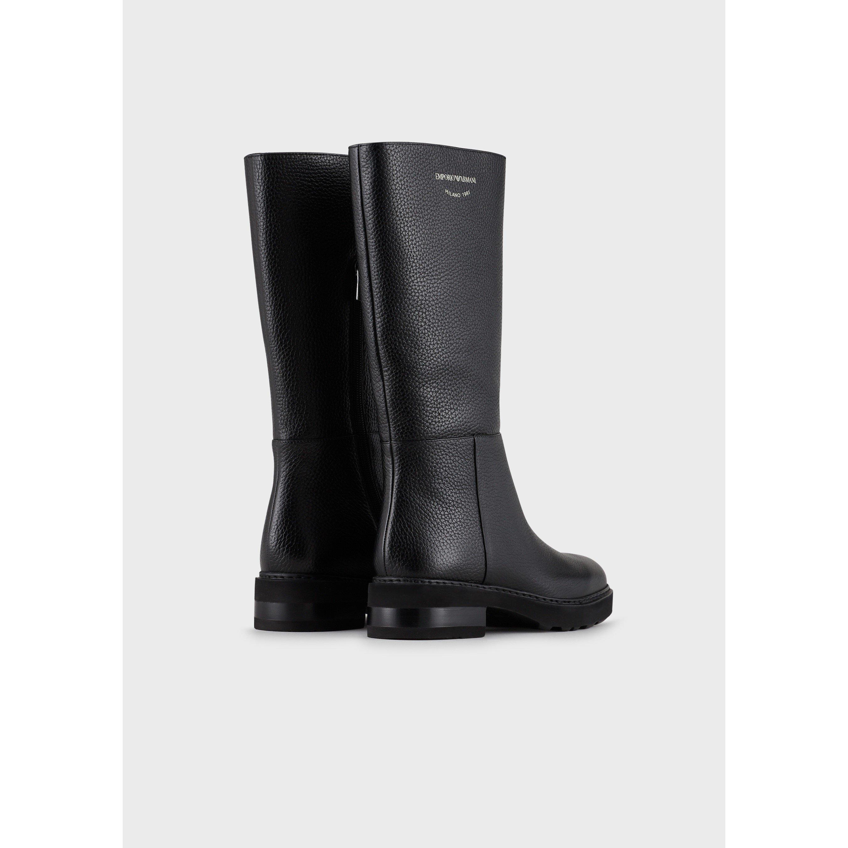 Emporio Armani Mid Calf Boots