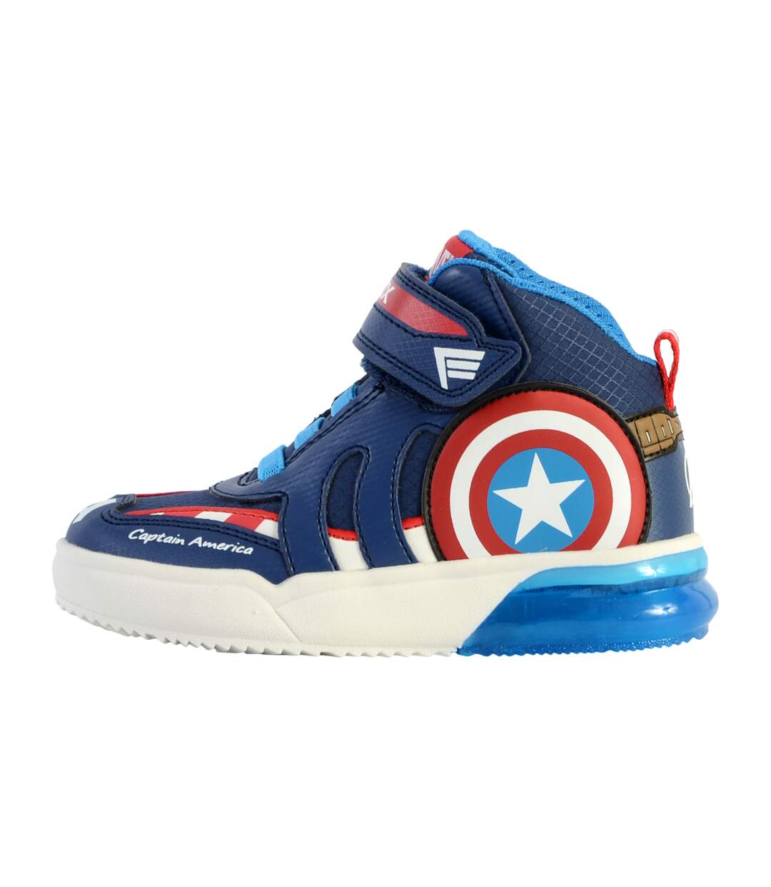 Basket Montante à Scratch Enfant Geox Grayjay