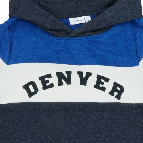 Name it - NKMBERIK LS SWEAT - Marine / Blanc / Bleu