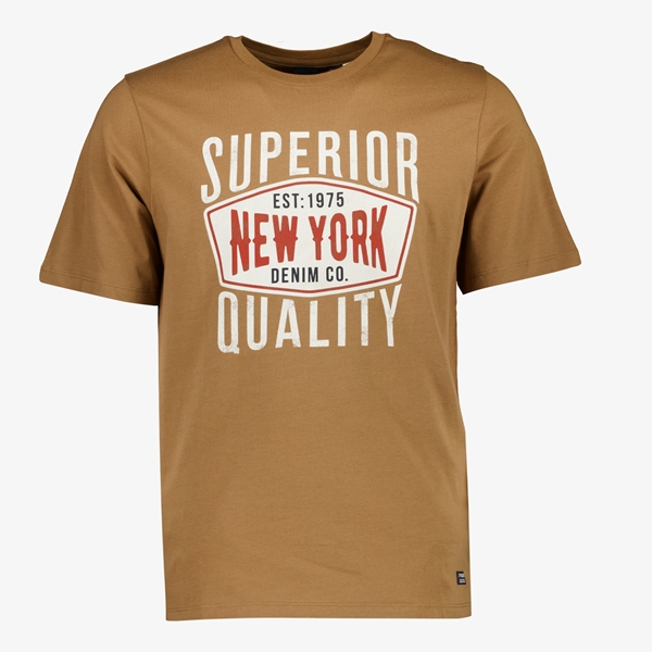 Produkt heren T-shirt bruin/camel