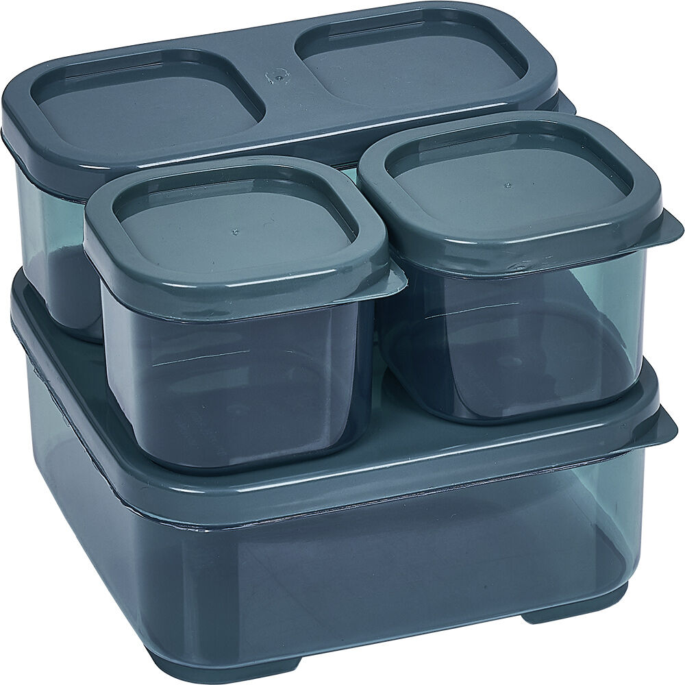 Sac fraîcheur repas 5 L avec 4 boîtes et 3 blocs de glace