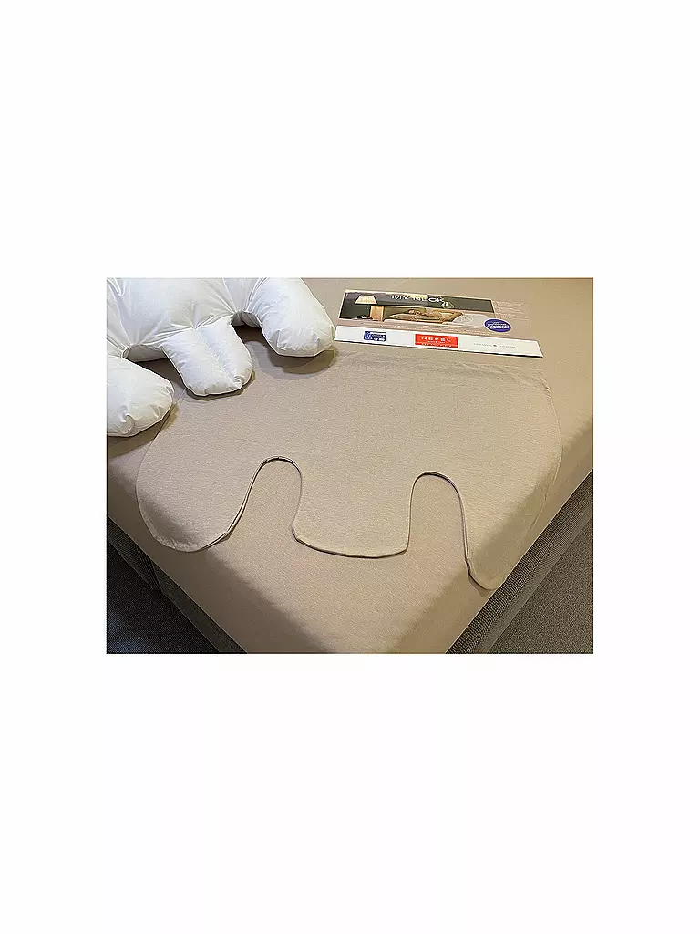 HEFEL Kissenbezug My Neck 50x70cm Taupe camel