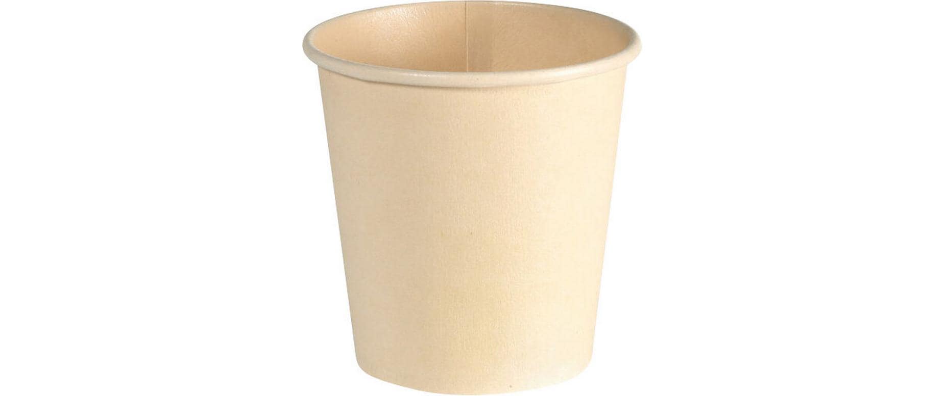 Einwegbecher Sweet Cup 12 cl 1200 Stk/Krt (24 x 50 Stk)Bagassebecher