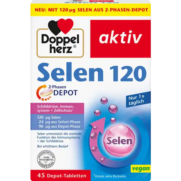 aktiv Selen 120 2-Phasen Depot