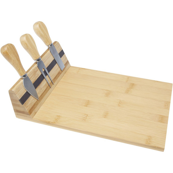 Seasons 113302 - Planche à Fromage Bambou Magnétique avec Outils