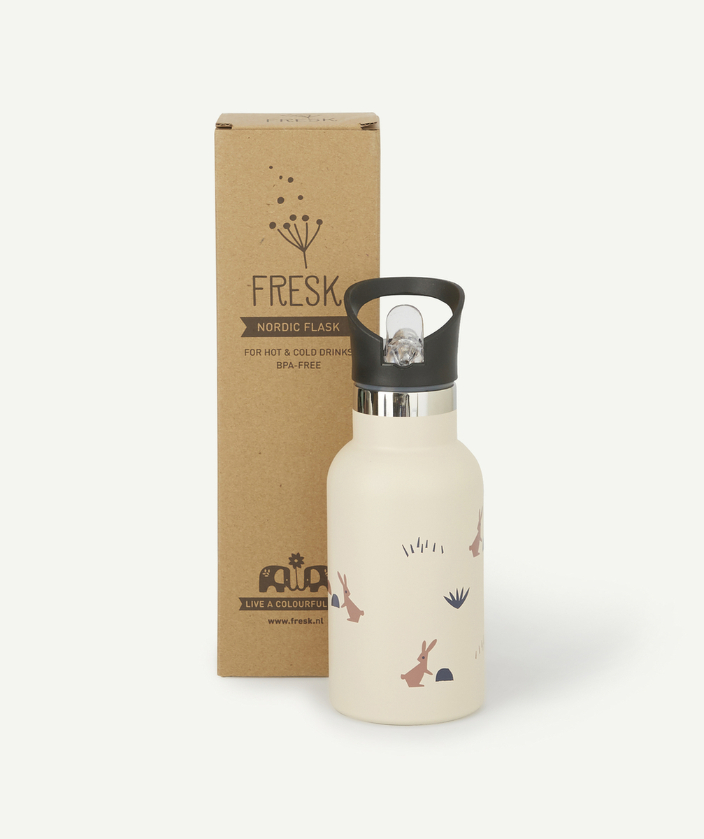 FRESKGOURDE BEIGE MOTIFS LAPINS 350ML ENFANT