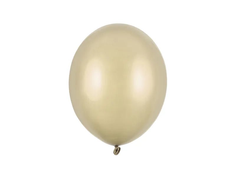 Gouden Ballonnen Metallic Cold Gold 27cm 50st