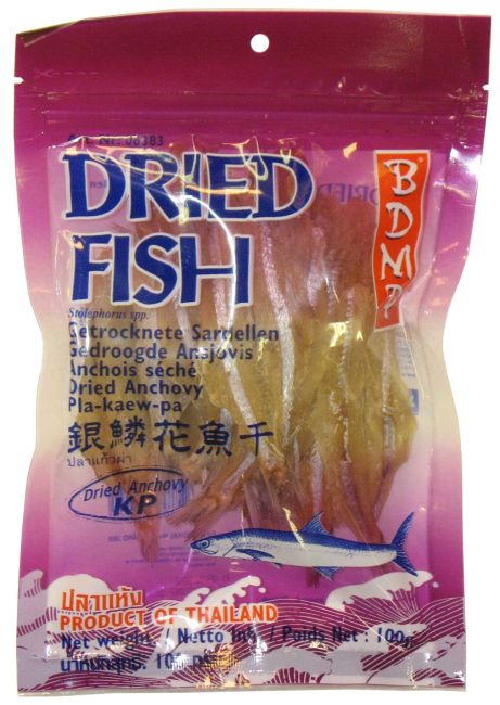 BDMP Gedroogde Ansjovis (Pla Kaew Pa) 100g