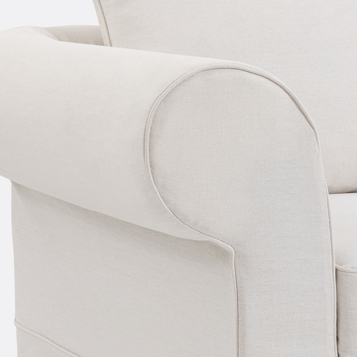 LA REDOUTE INTERIEURS<br>Poltrona em linho grosso, excelente conforto, Adelia