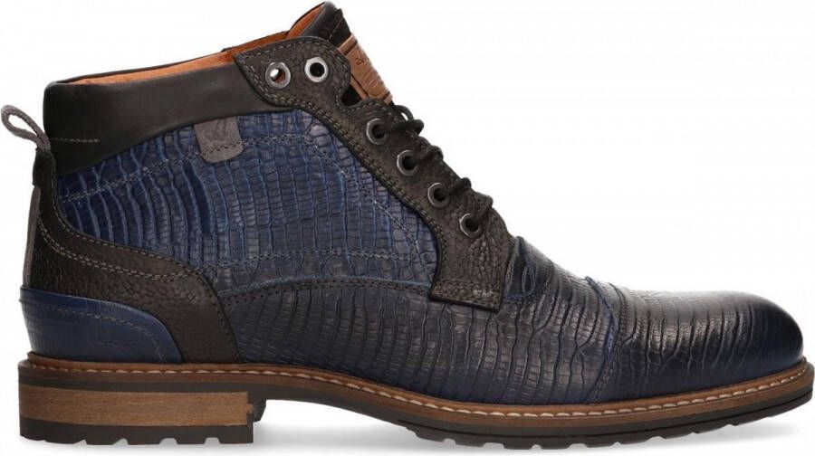 Australian Footwear Australian Montenero Veterboots Laarzen Met Veters Heren Blauw