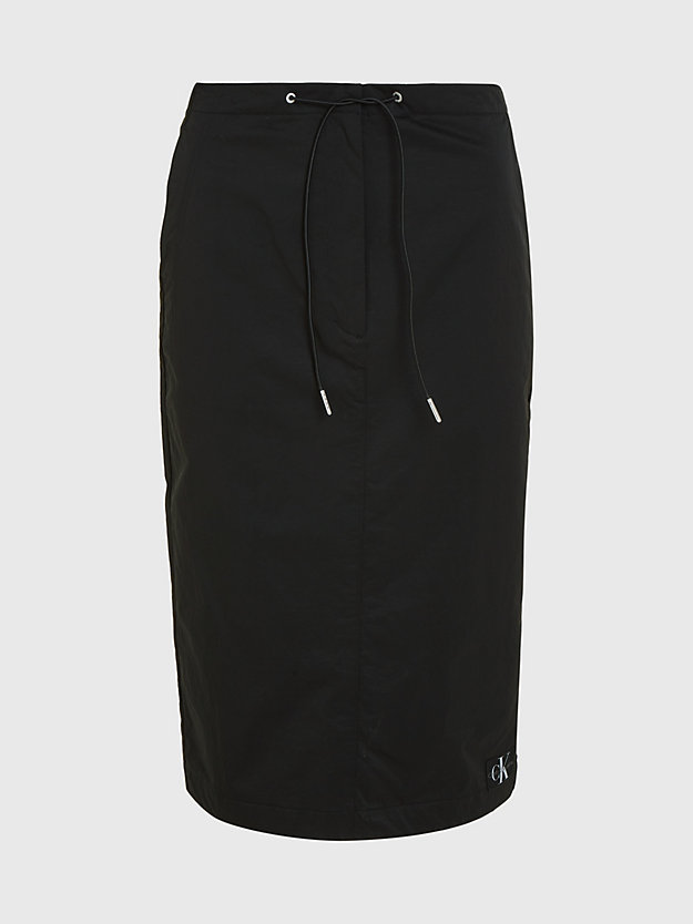 Saia midi estilo paraquedas