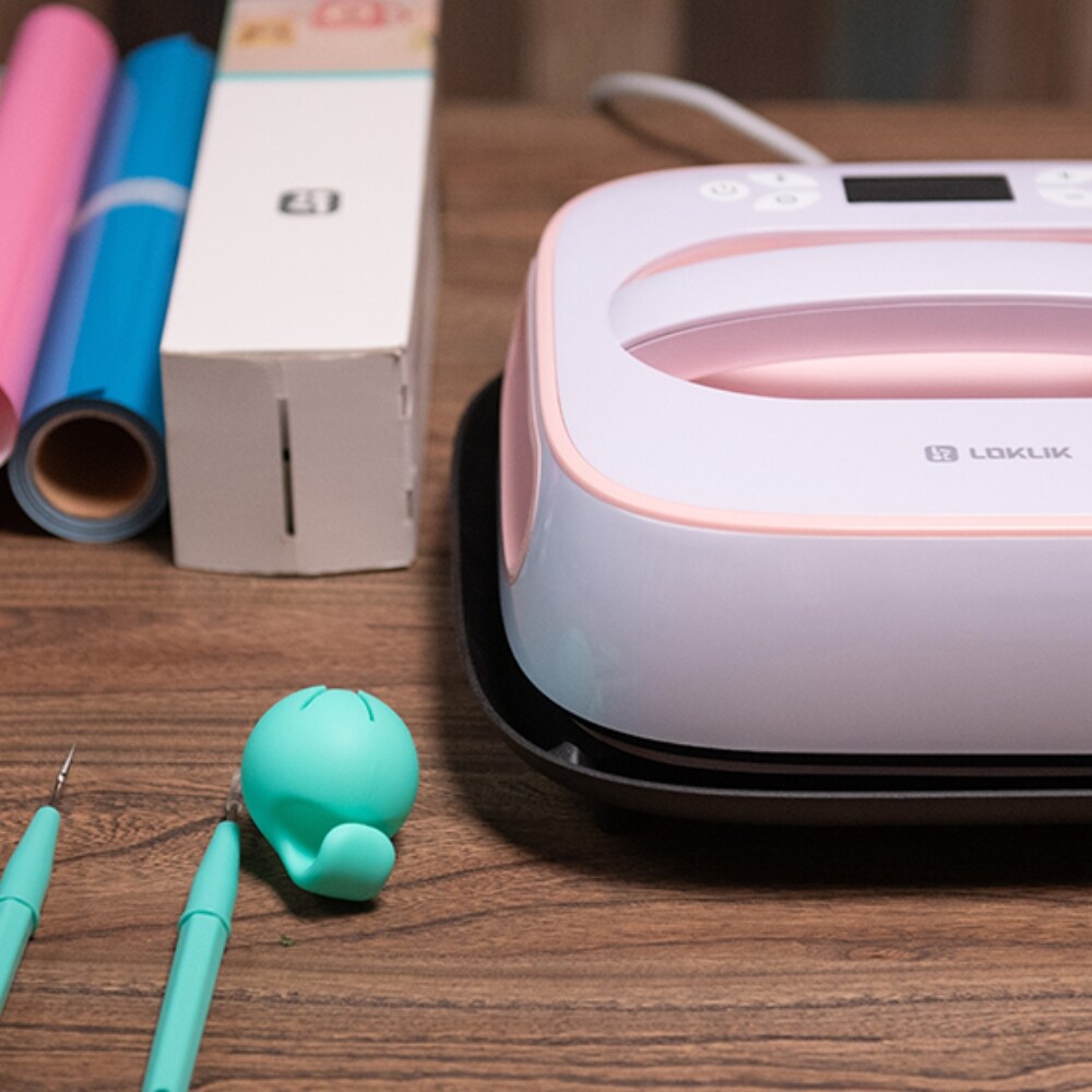 Loklik Easy Heat Press, romance pink