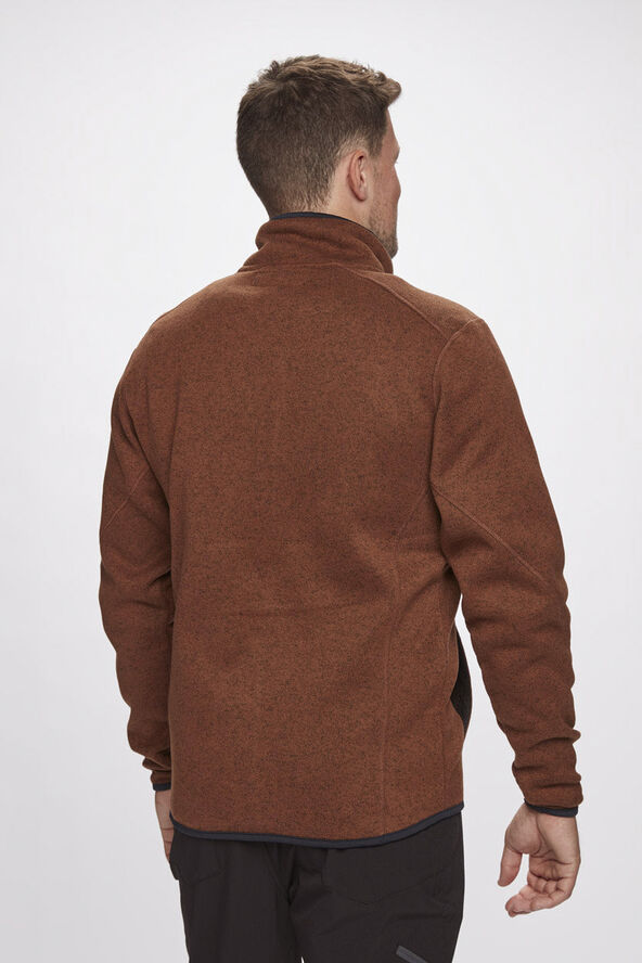 H2O Melvin Knit fleecetrøje Brun