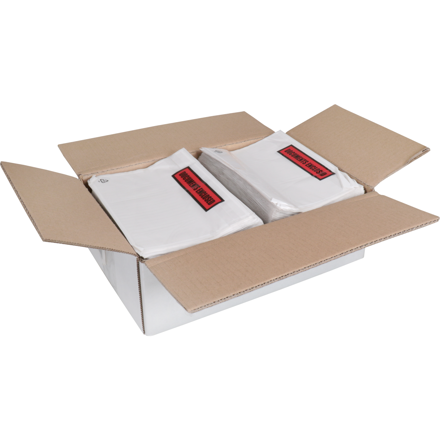 SendProof® Envelop, paklijstenvelop, documents enclosed, 160x122mm, A6/C6, zelfklevend, lDPE, wit/transparant
