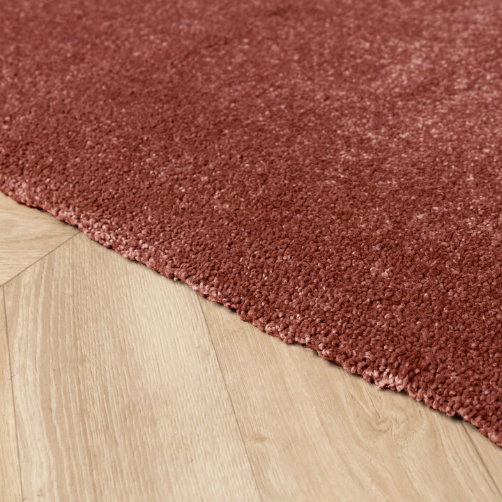Rond wasbaar vloerkleed - Clean Roze