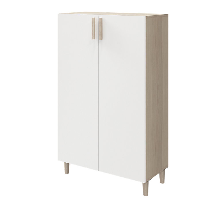 Lot de 2 poignées effet chêne GoodHome Atomia H 2,8 x L 15,5 x P 1,9 cm