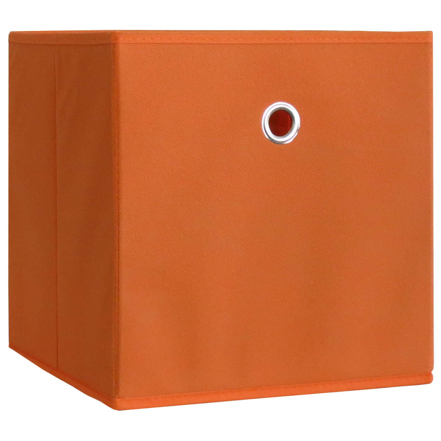 2er-Set Faltboxen BOXAS - orange - quadratisch