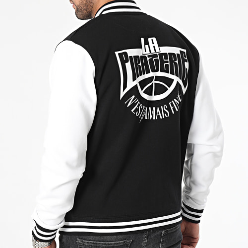 Veste Teddy All Star Noir Blanc