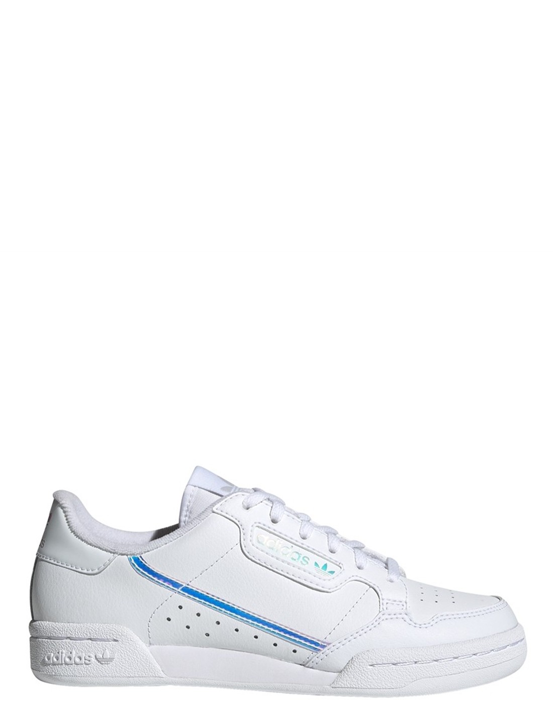 adidas sneakers femme continental 80 j cuir blanc bleu