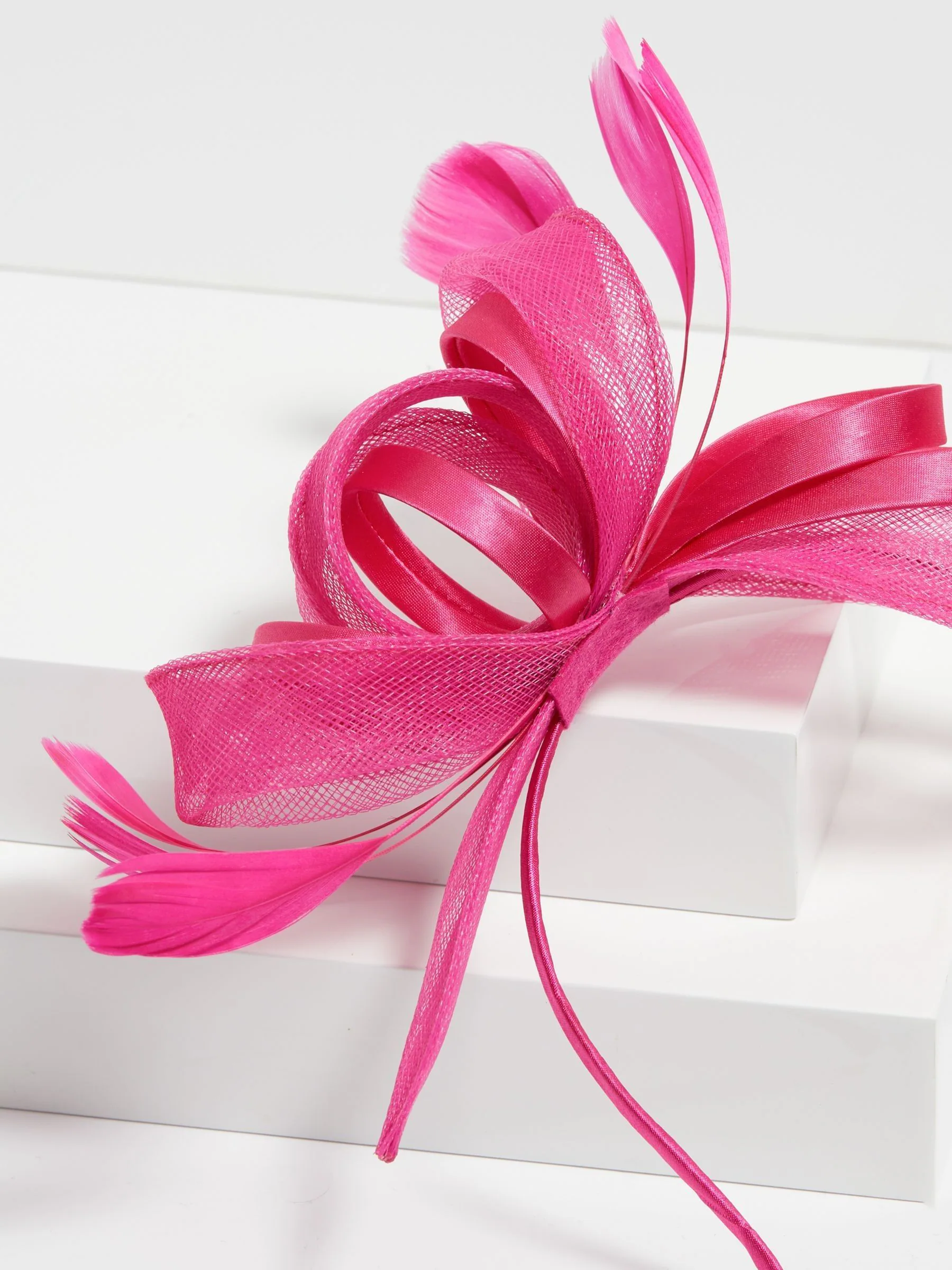 Jon Richard Fushia Medium Fascinator