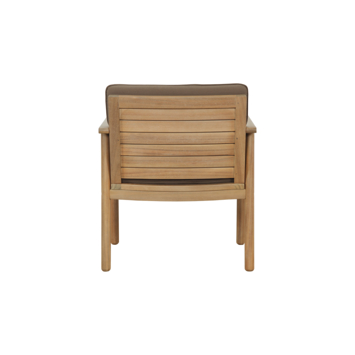 Loungestoel Pip bruin hout