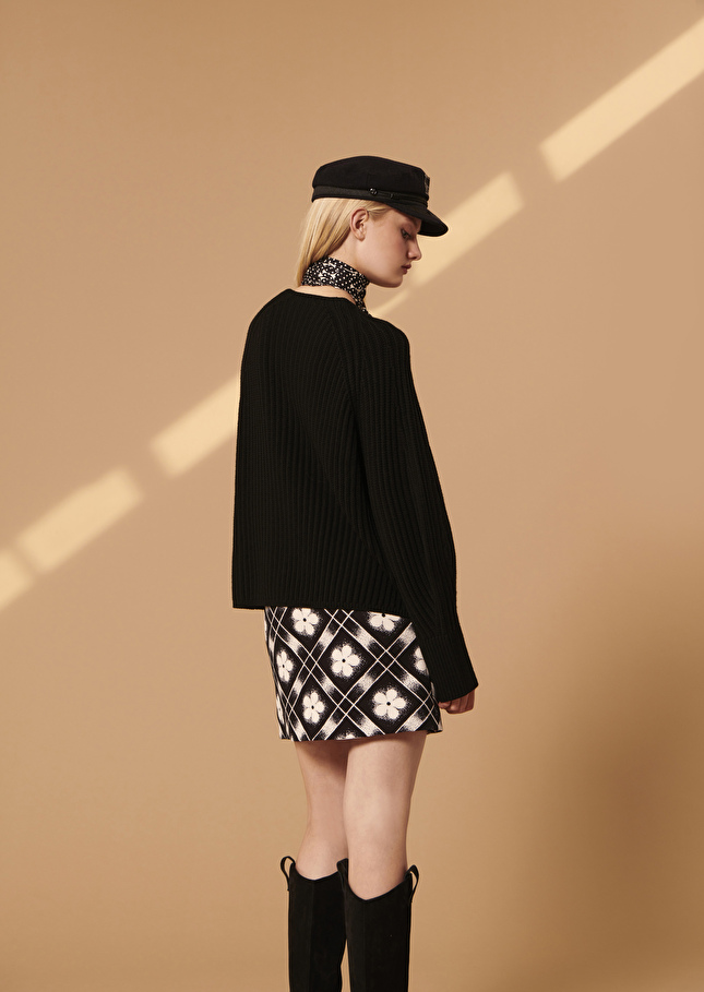 Pull Prismenoir en laine