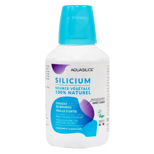 Aquasilice Coffret Silicium Organique Source Végétale 3 x 500ml