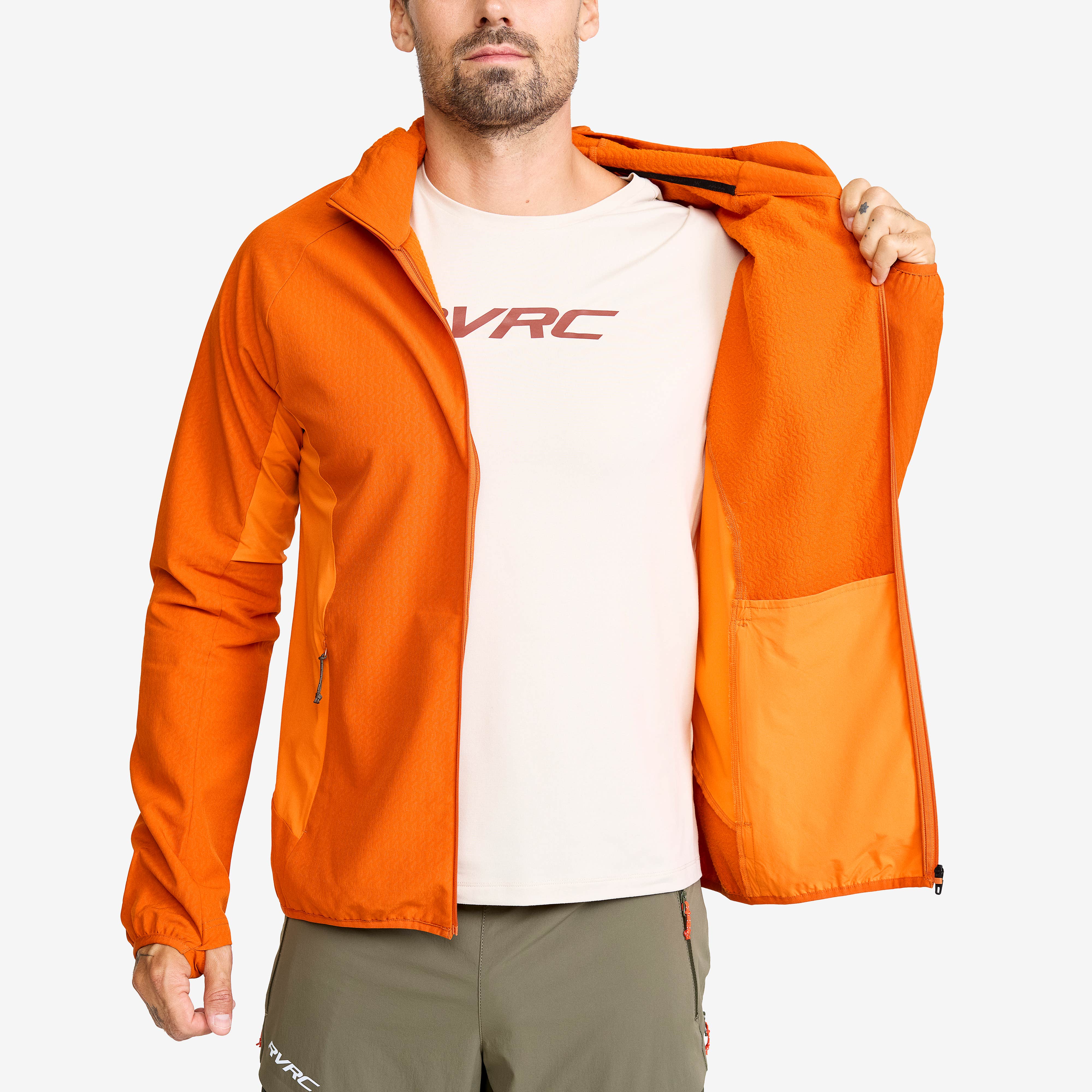 Distance Pro Wind Jacket Herre Hawaiian Sunset/Russet Orange