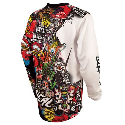Maillot cross O'Neal MAYHEM - CRANK - BLACK MULTI 2023 - Multicolore