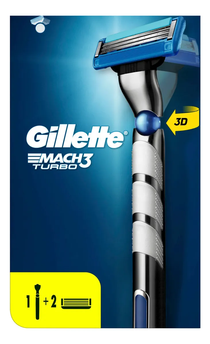Gillette Mach3 Turbo Barberskraber - 1 stk.