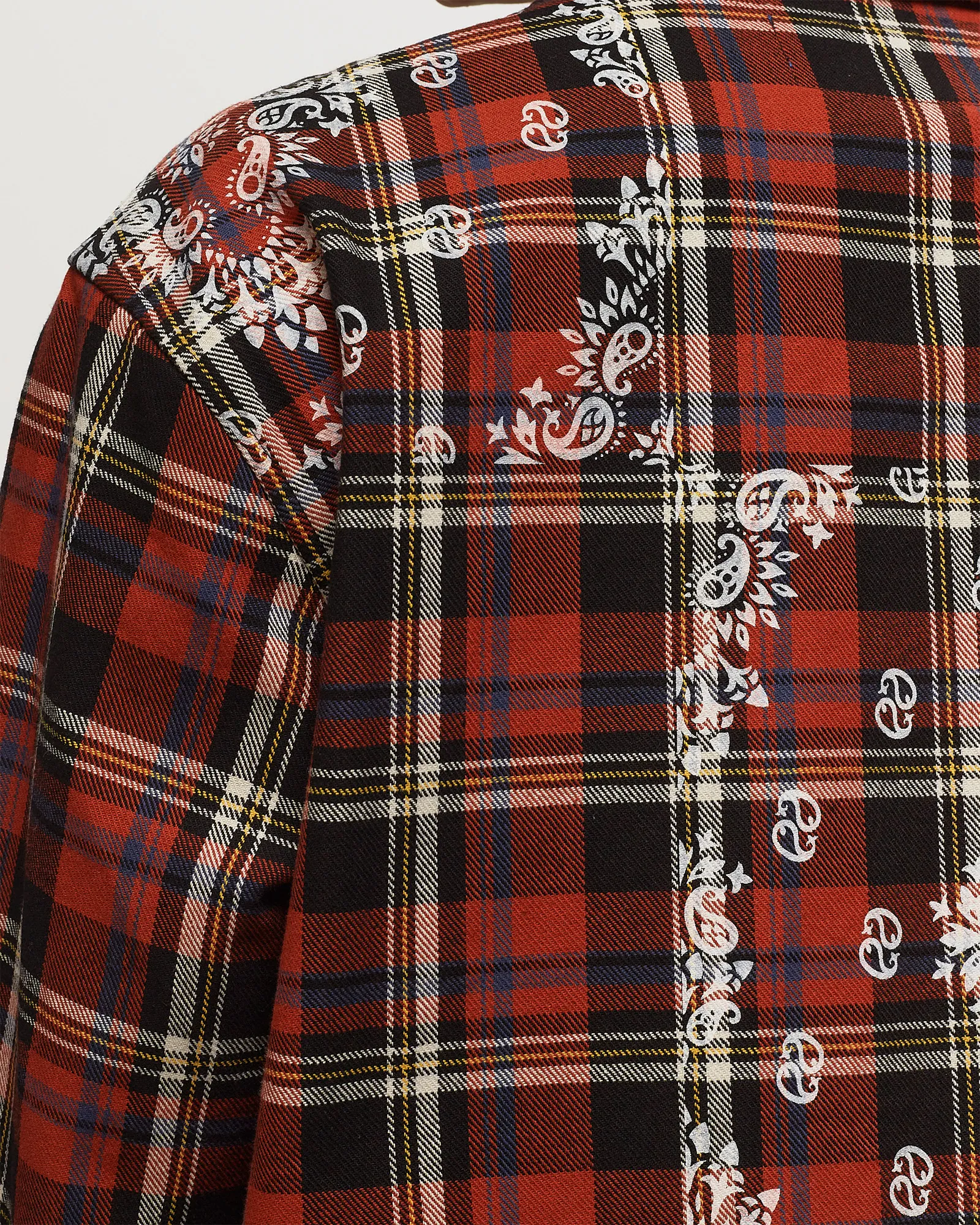 Awake PAISLEY PRINTED FLANNEL SHIRT