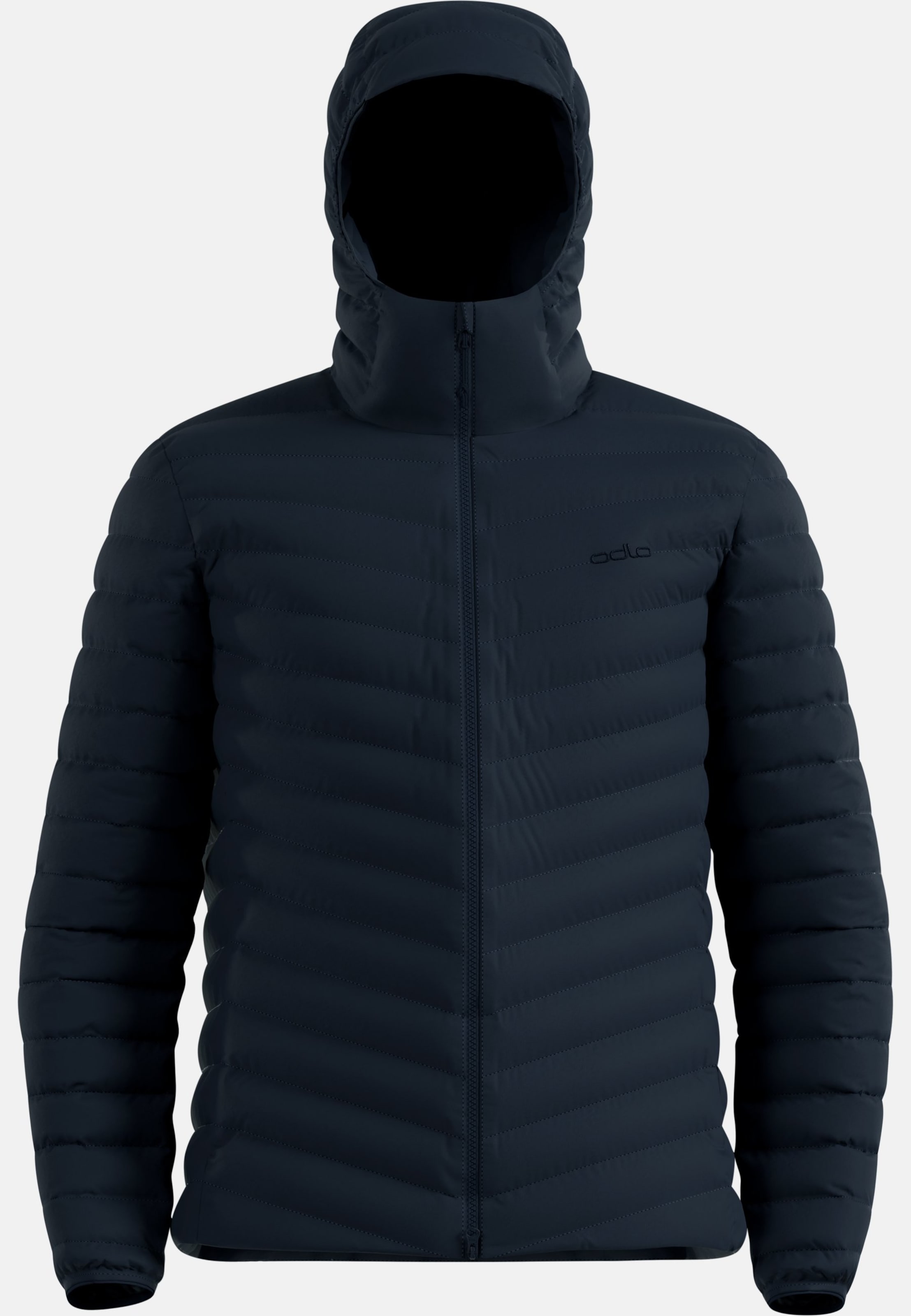 Kompakte X-Alp Daunenjacke mit Kapuze 2.0 in dark sapphire
