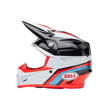 Casque cross Bell MOTO-9S FLEX MERCHANT 2025 - Rouge
