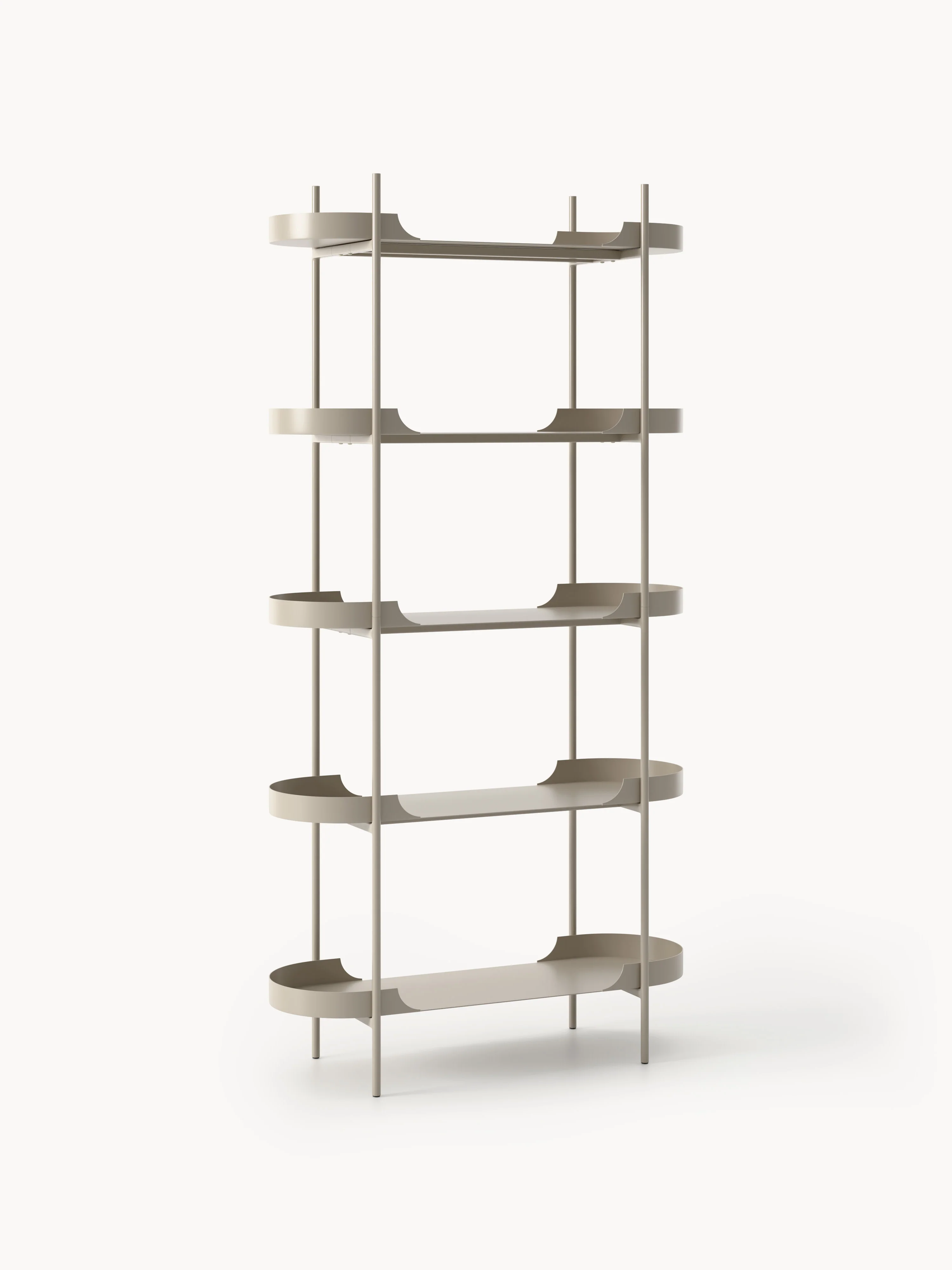 Hoog metalen wandrek Taru