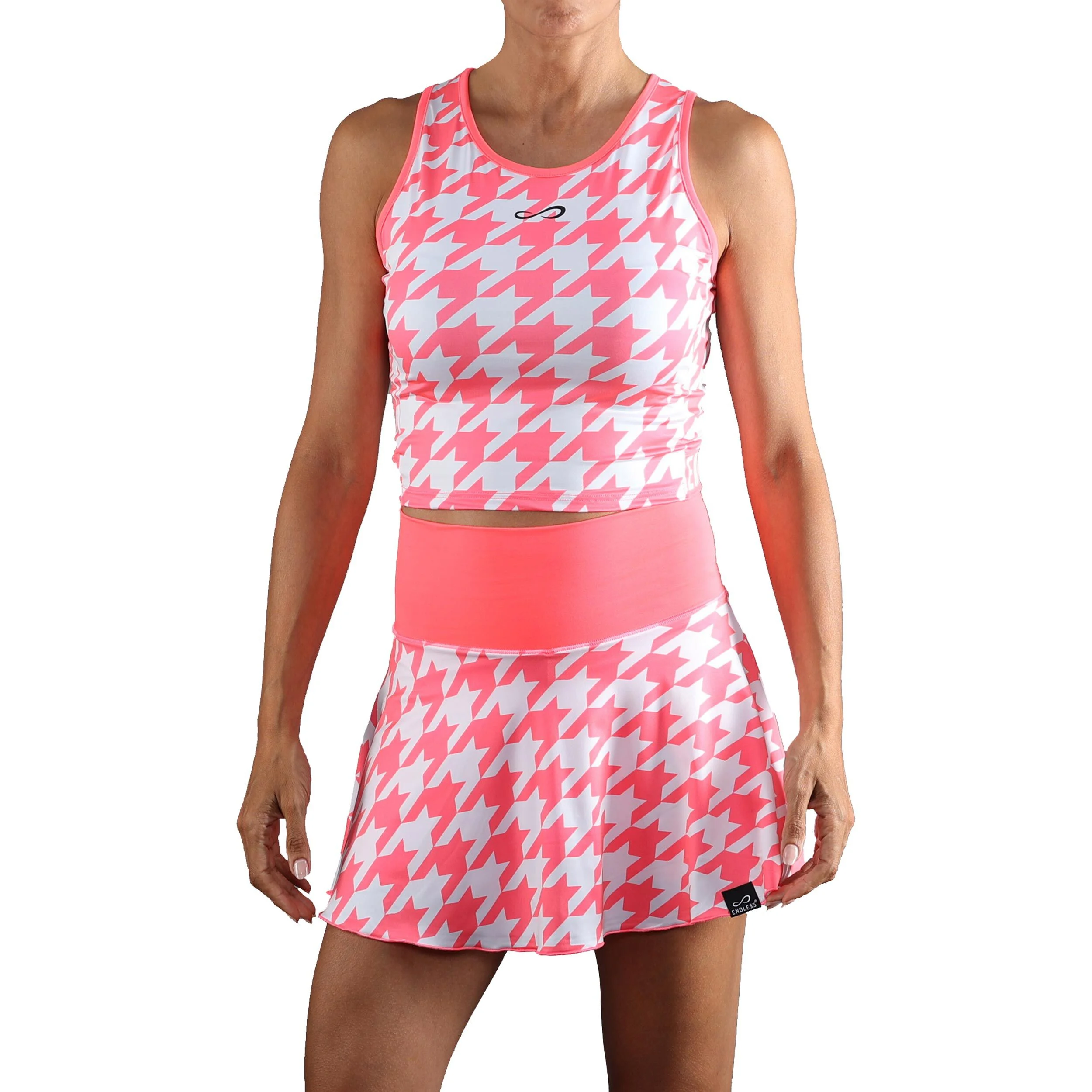 Endless Chill Débardeur Tank Top Femmes - Corail , Blanc