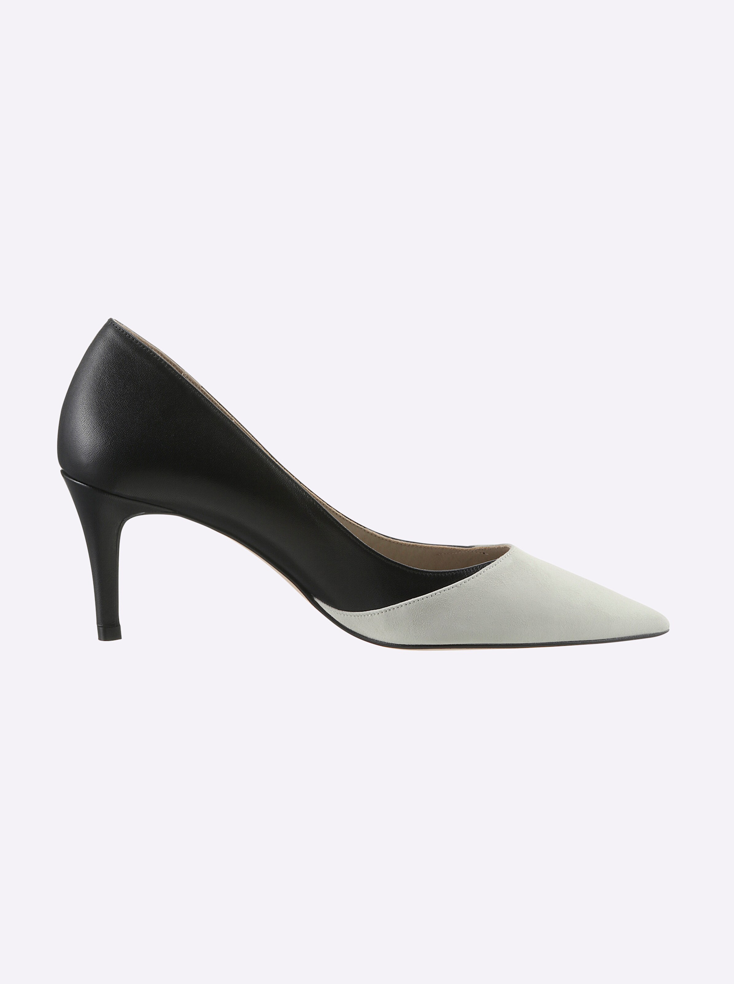 heine Pumps in champagner-schwarz
