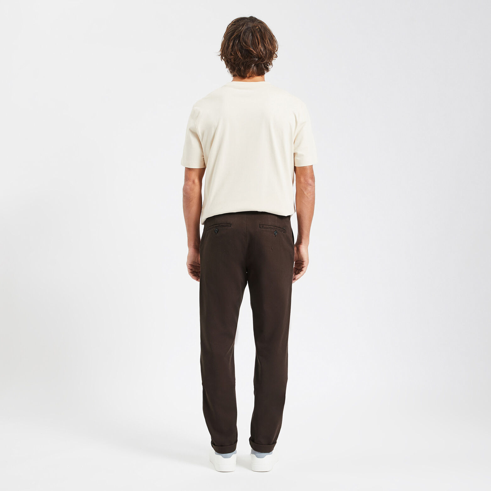 Pantalon chino slim urbain 'le parfait by JULES' Marron