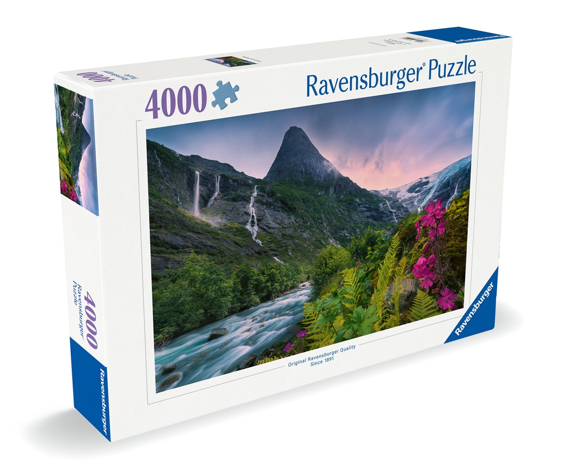 Ravensburger - Puslespil Stunning Mountain Vibes 4000 brikker
