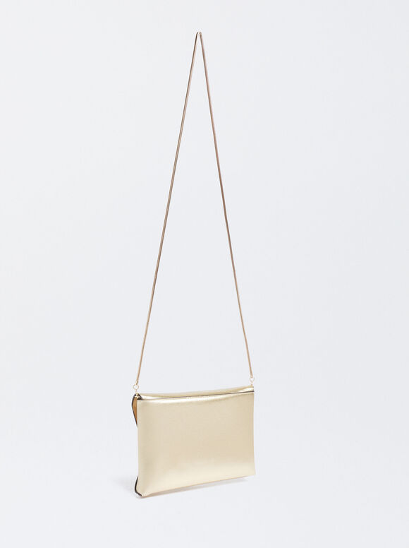 Bolsa de festa metálica - Dourada